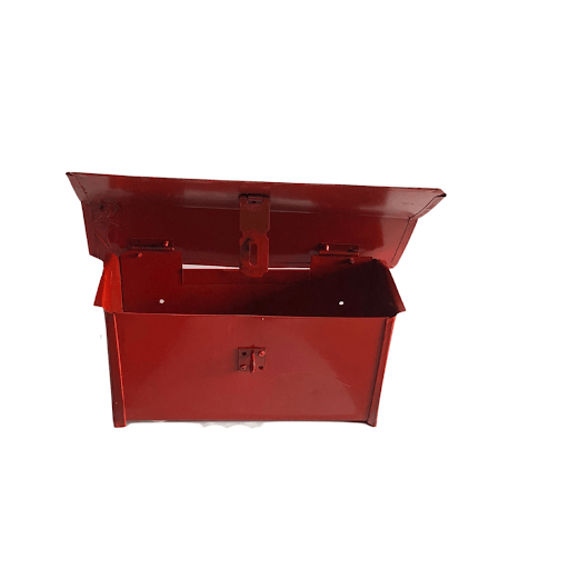 Mailbox, Secure, Painted, Neat Fit Anywhere on Property, Durable, Keeps Mail Safe From Weathering Conditions, Made of Galvanized Steel Mailbox, Secure, Painted, Neat Fit Anywhere on Property, Durable, Keeps Mail Safe From Weathering Conditions, Made of Galvanized Steel